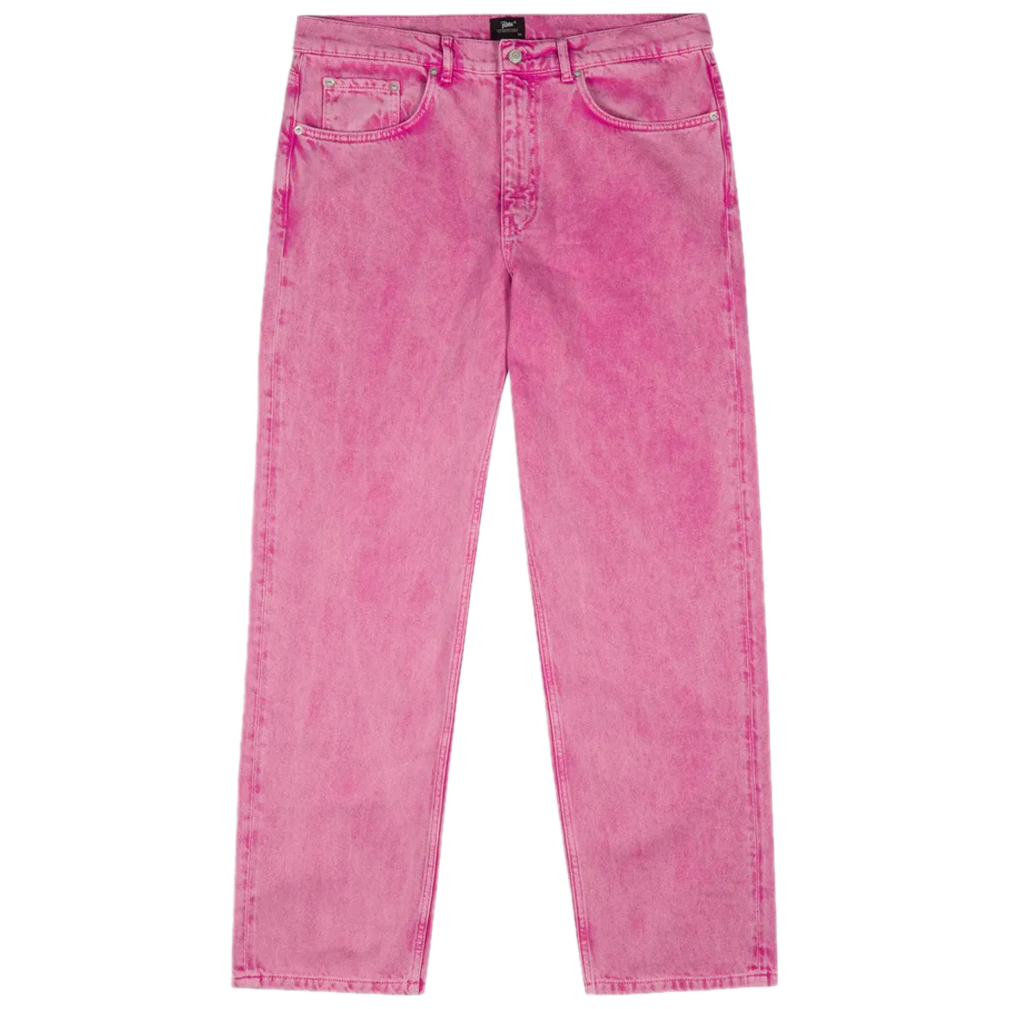 Acid Wash Denim Pants