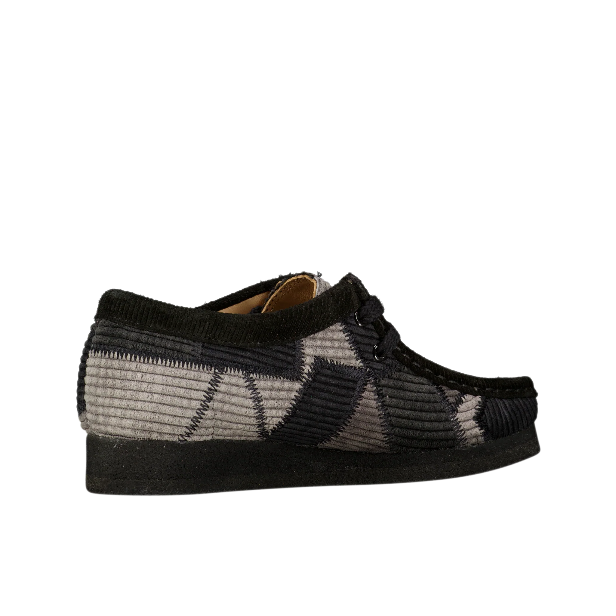 W Aleali May X Clarks Wallabee 'Grey Corduroy' - Image 3