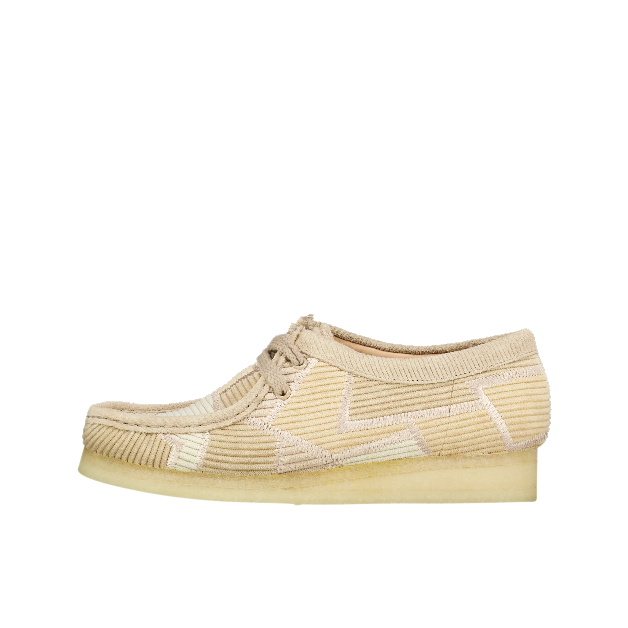 W Aleali May X Clarks Wallabee 'Beige Corduroy'