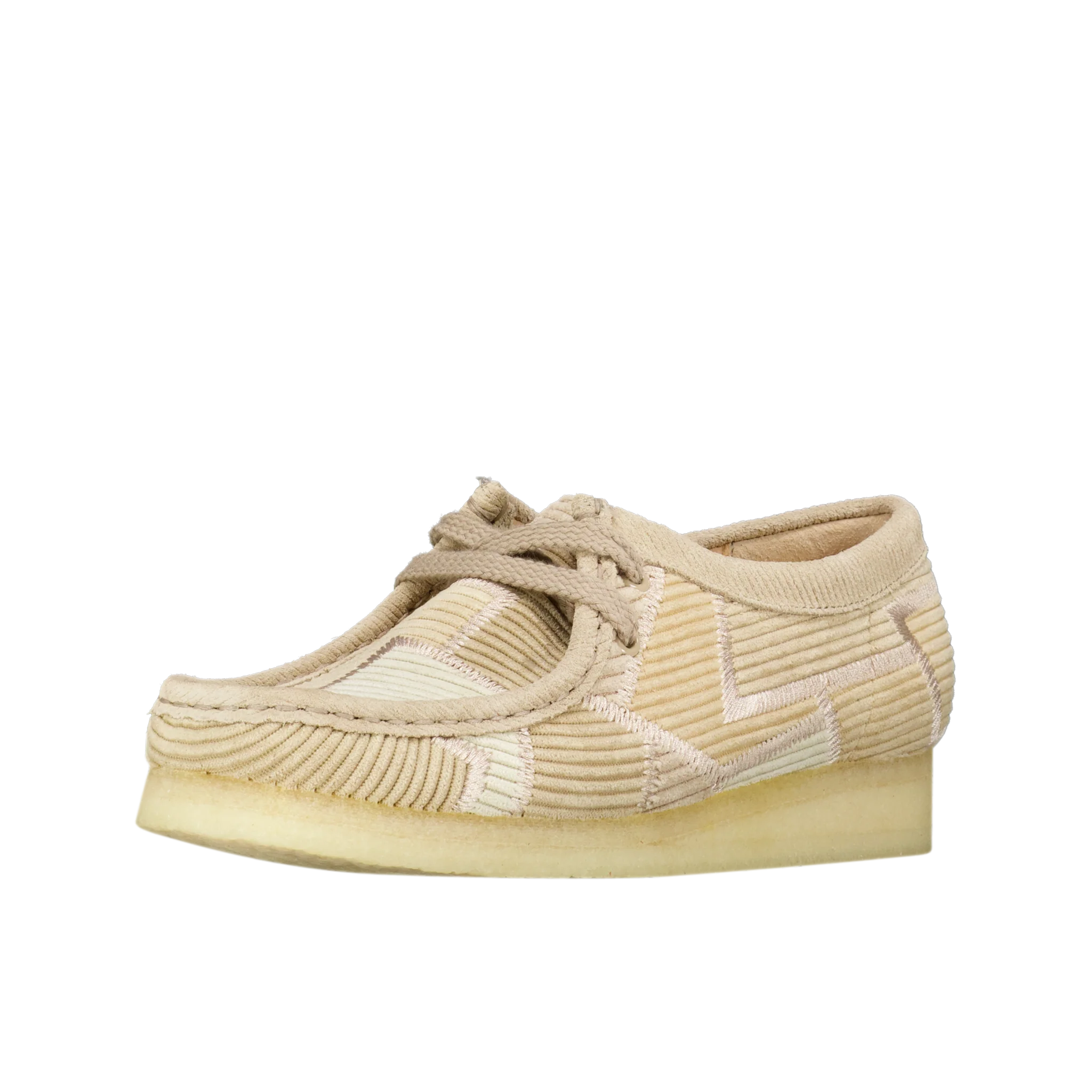 W Aleali May X Clarks Wallabee 'Beige Corduroy' - Image 2