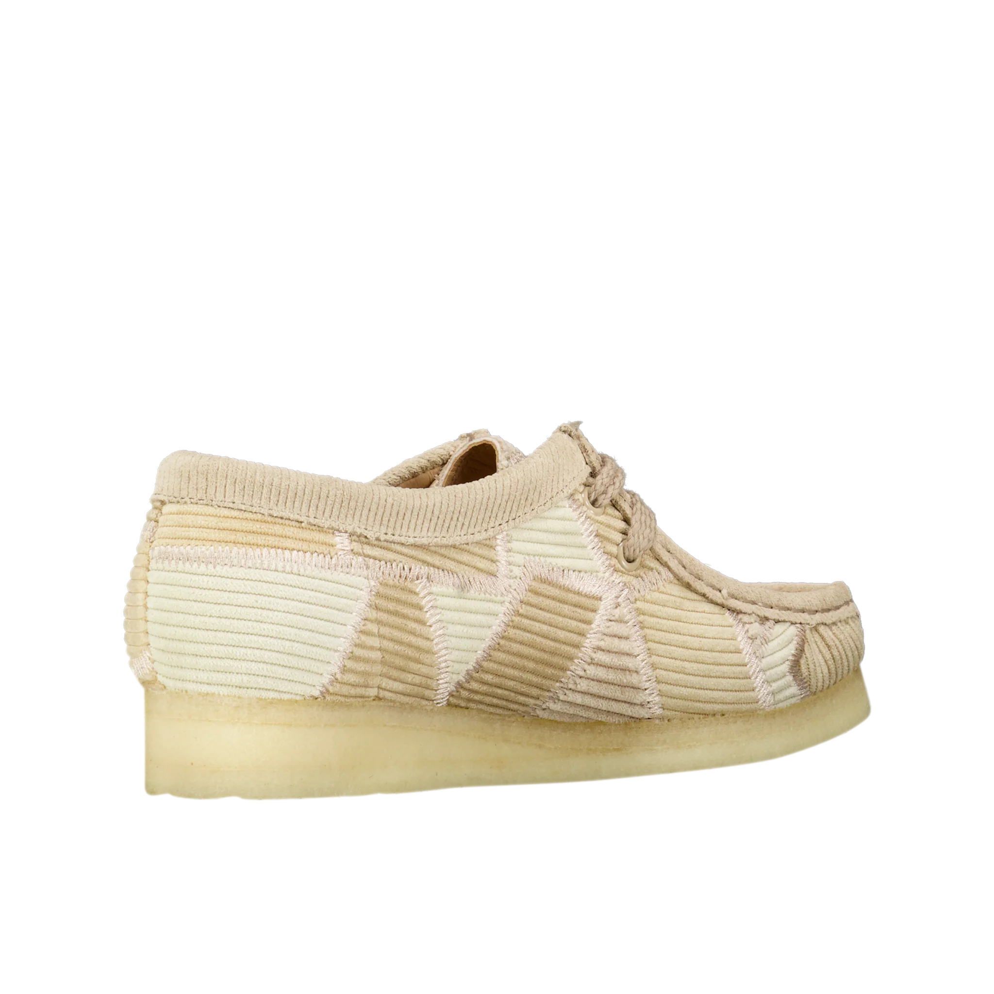 W Aleali May X Clarks Wallabee 'Beige Corduroy' - Image 3