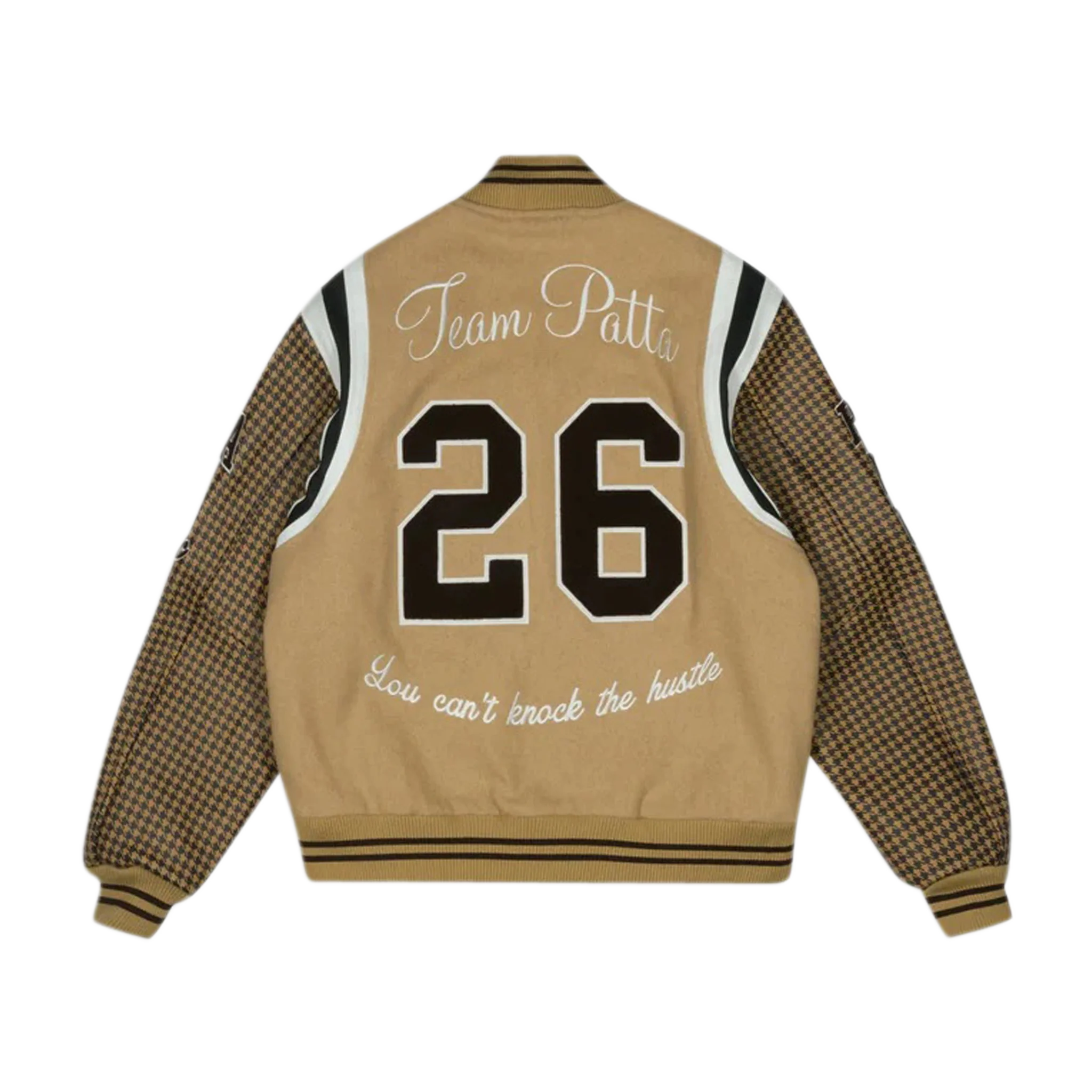 Athletic P Houndstooth Varsity Jacket - Image 2