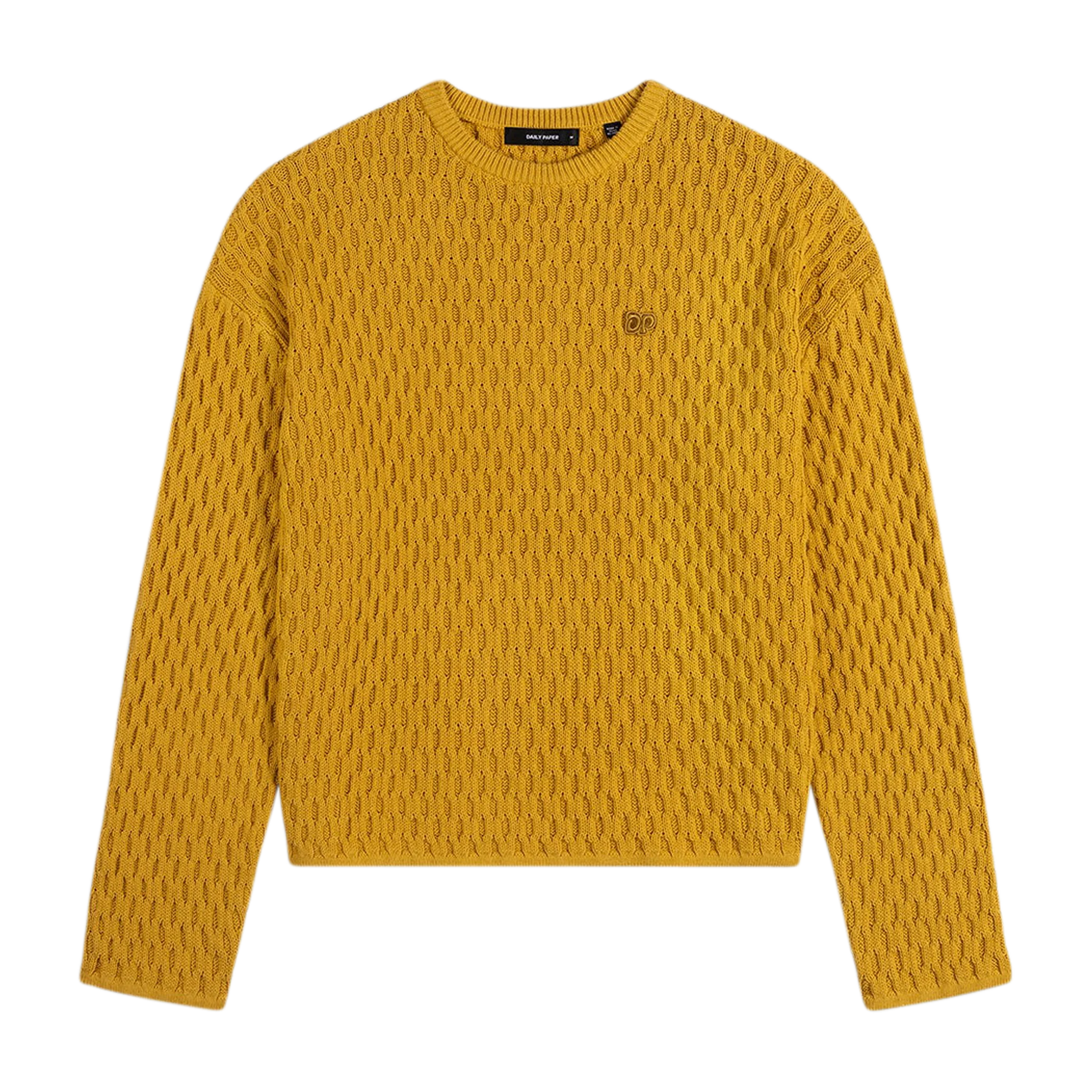 DP Badge Flat Knit Sweater