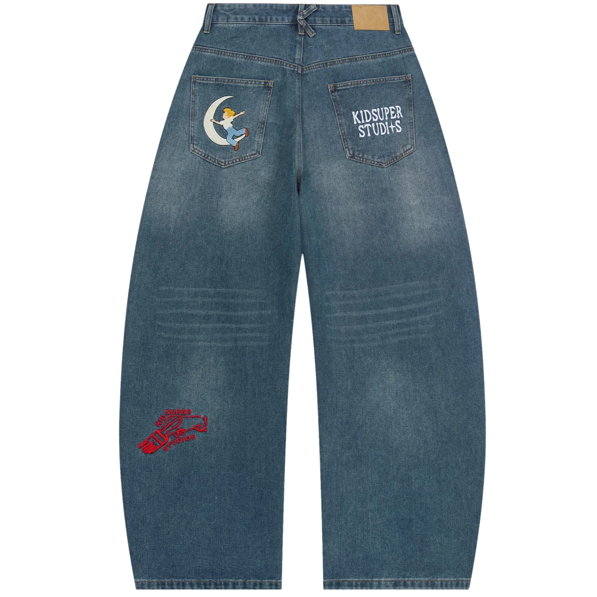 Embroidered Paintings Baloon Pants - Image 2