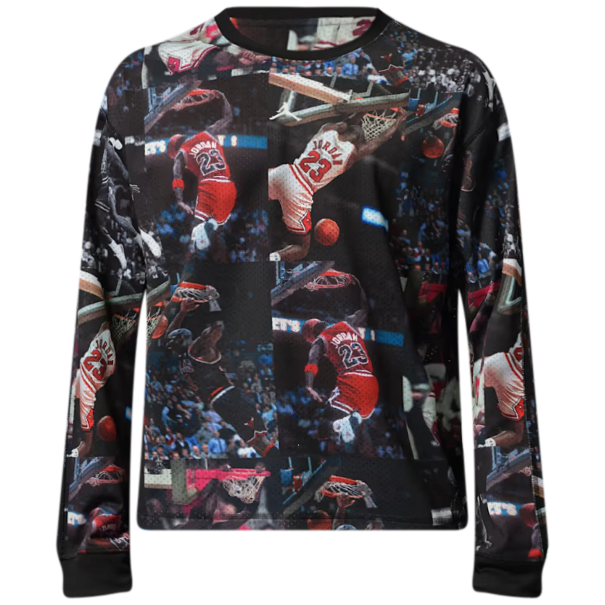 Printed Long-Sleeve Jersey