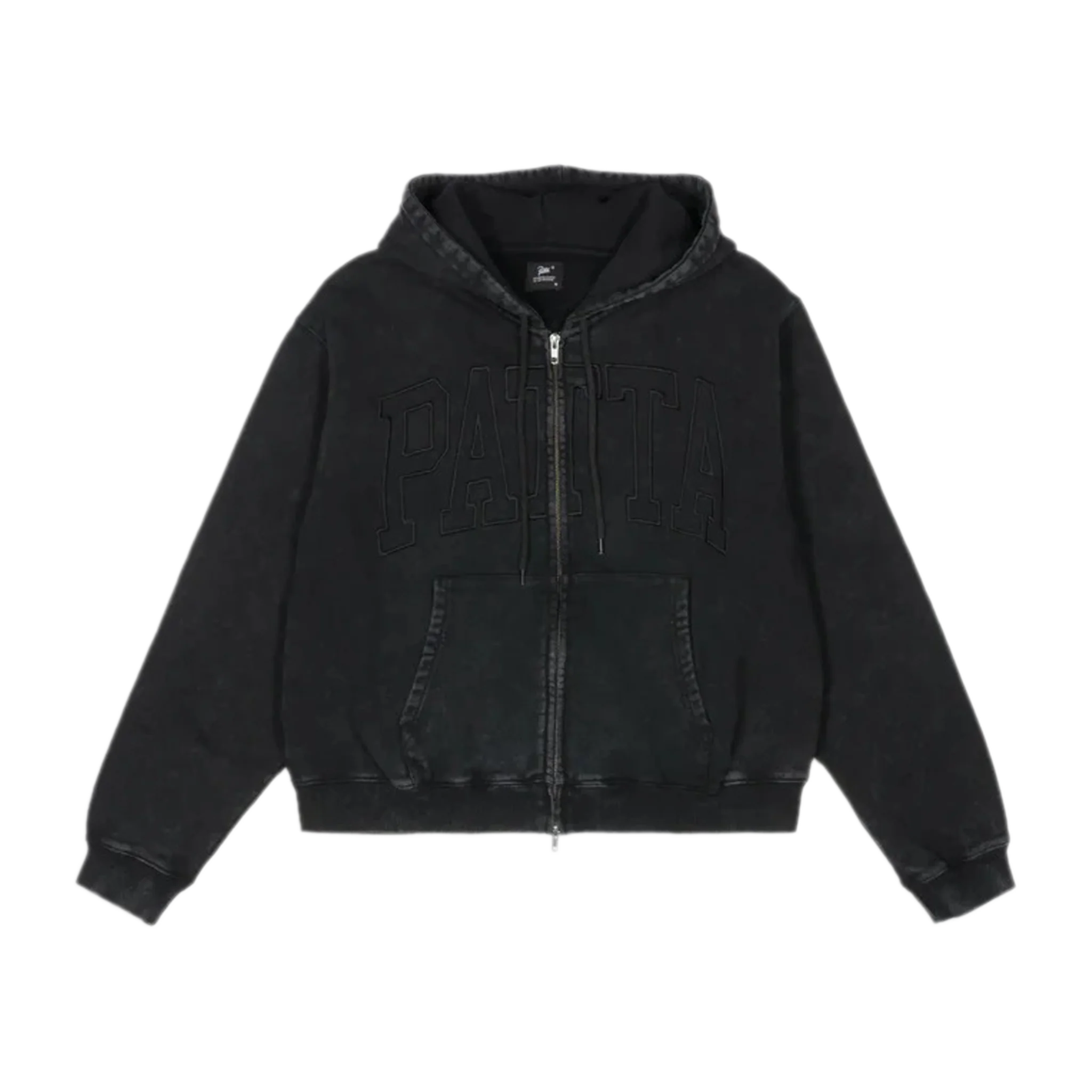 Loopback Logo Zip Hooded Sweater