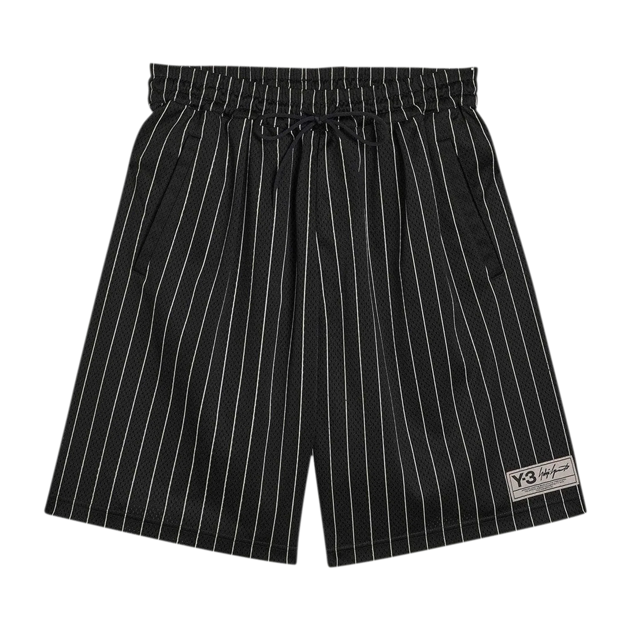 Y-3 X Adidas Mesh Pinstripe Shorts