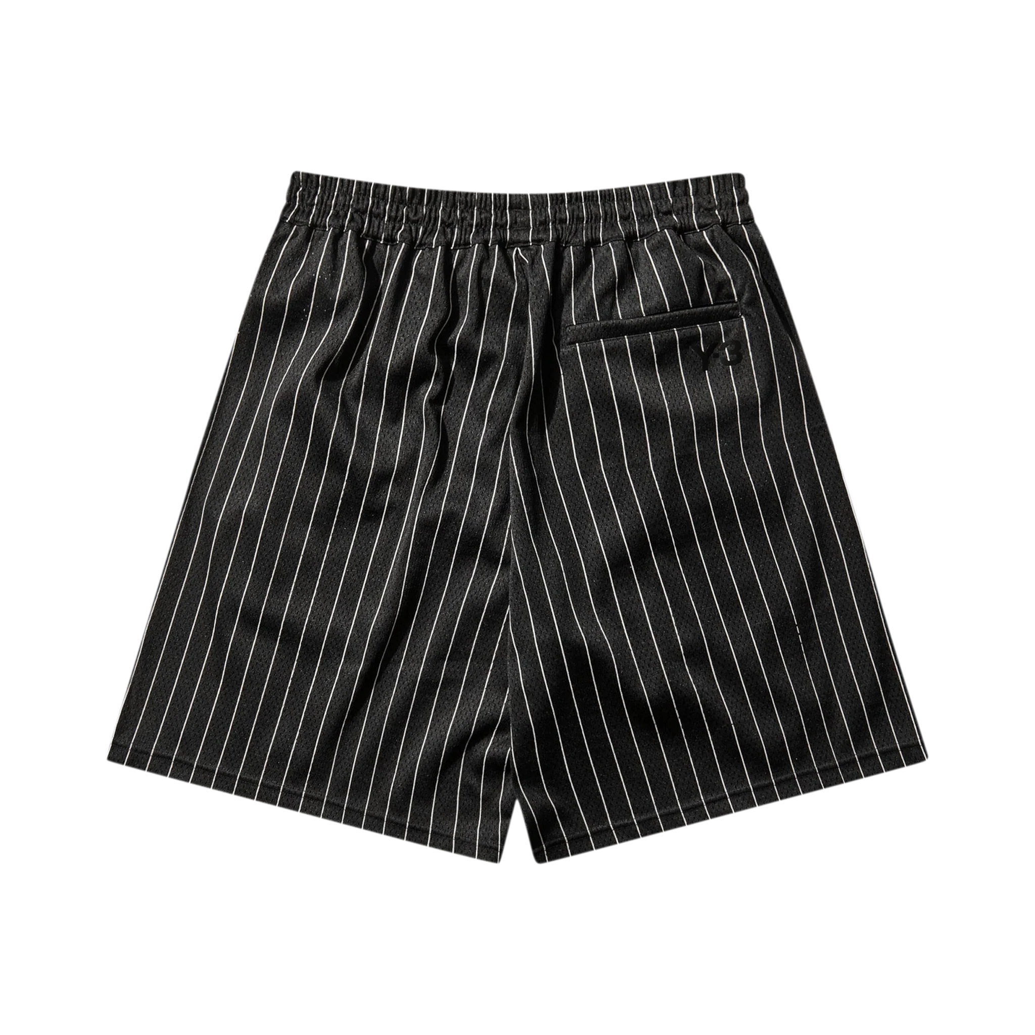 Y-3 X Adidas Mesh Pinstripe Shorts - Image 2