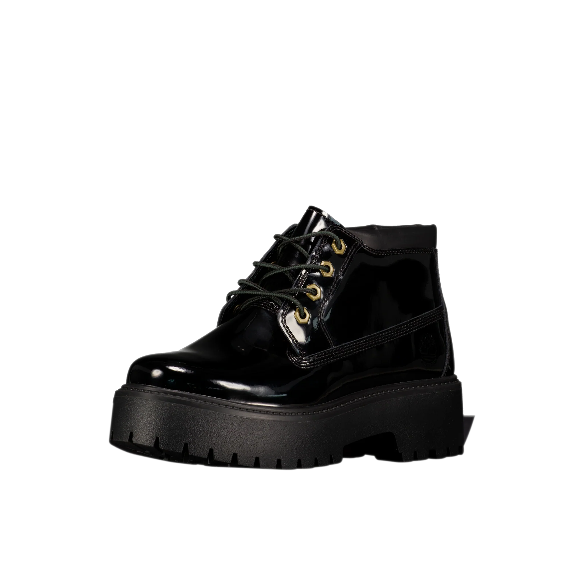 W Patent Leather Stone Street Platform Chukka - Image 2