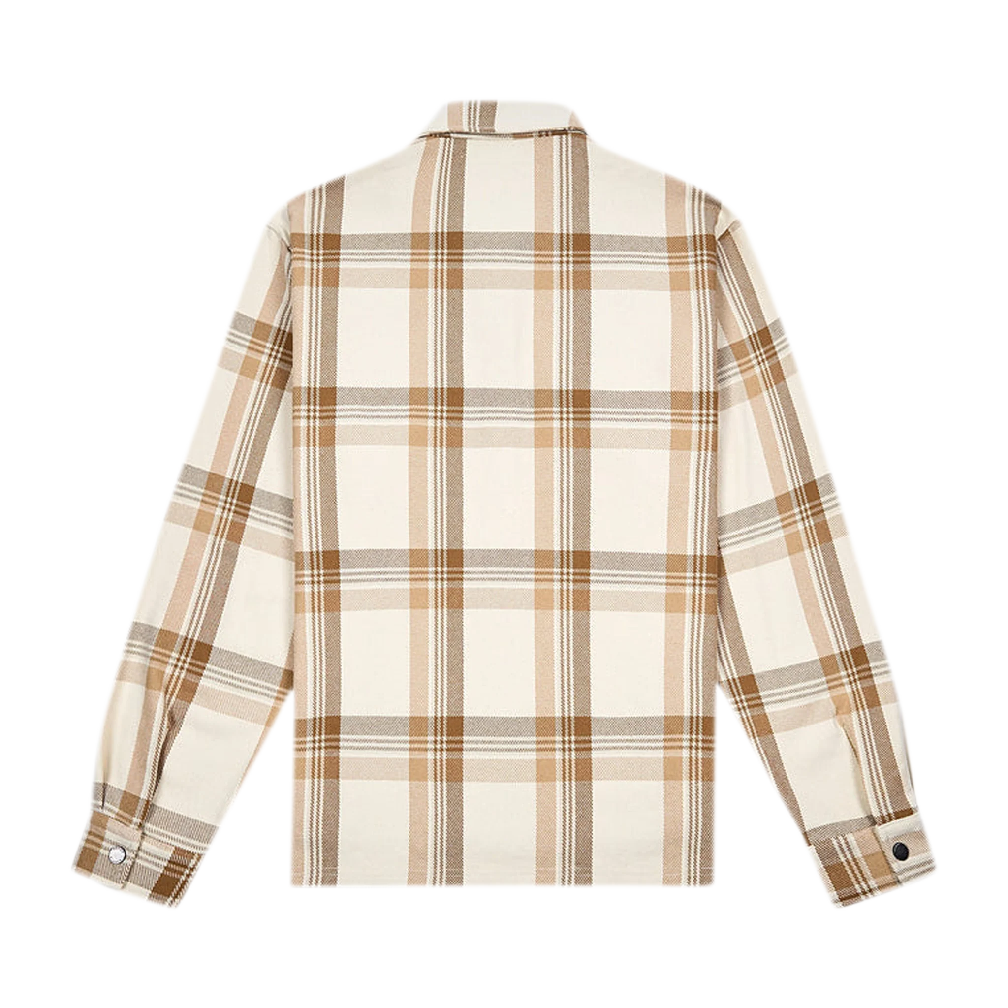 Chestnut Plaid Zip Flannel - Image 2