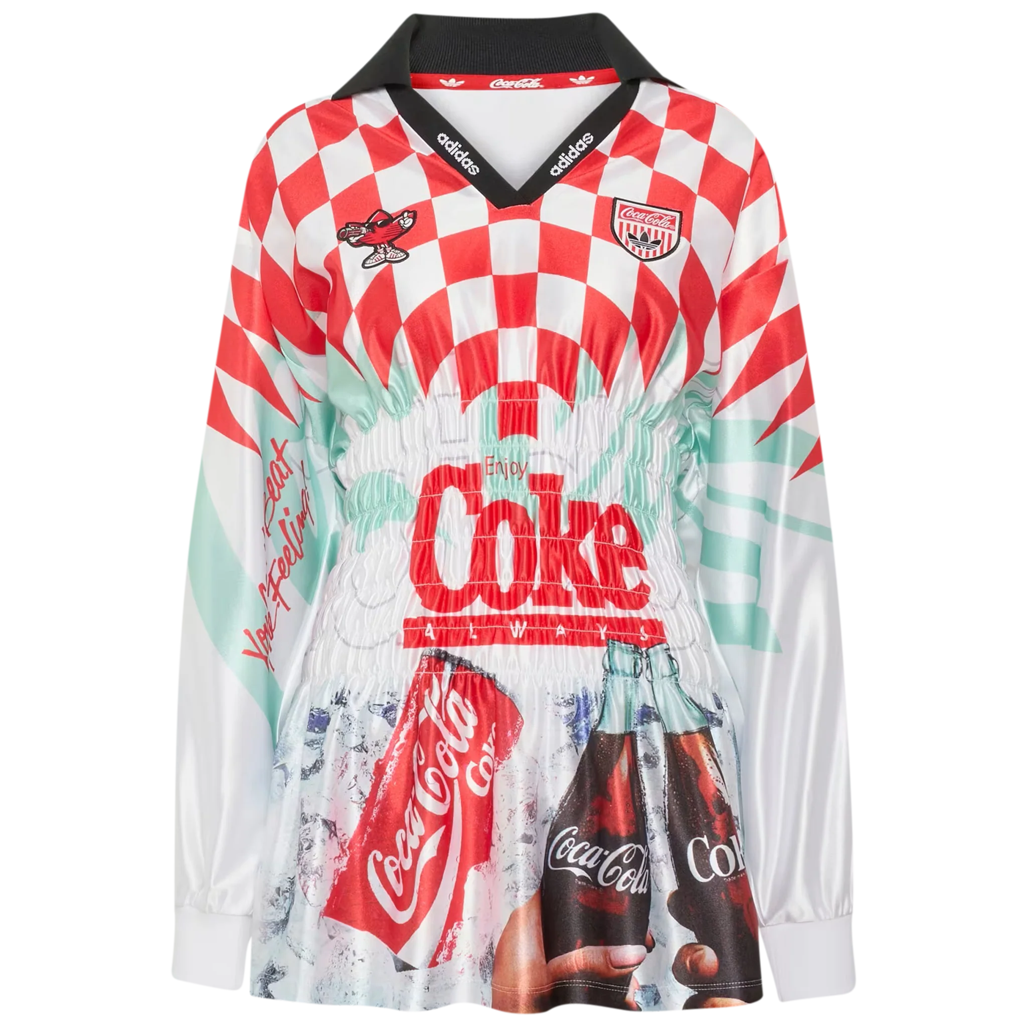 Coca-Cola X Adidas Mash up Smocked Jersey