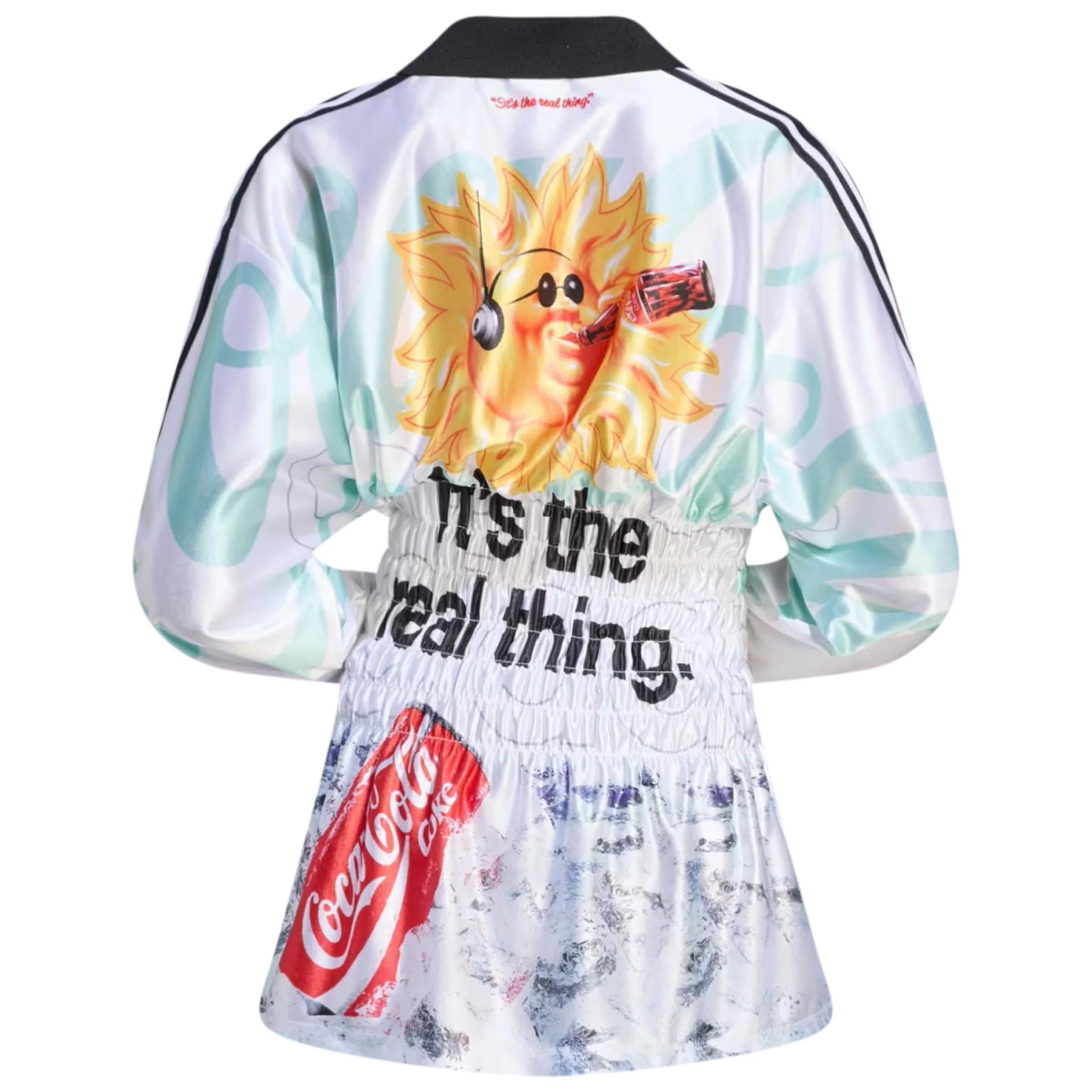 Coca-Cola X Adidas Mash up Smocked Jersey - Image 2